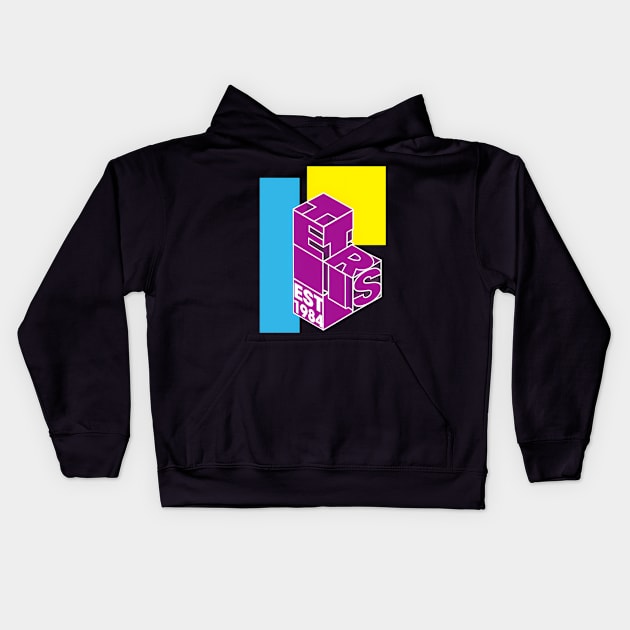 Tetris Stacking Up The Kids Hoodie by klei-nhanss